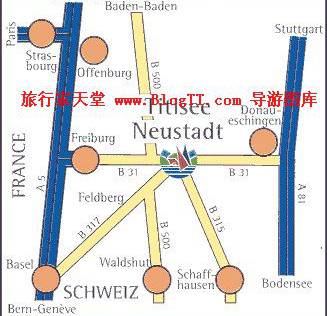 德国绿色天堂黑森林地图