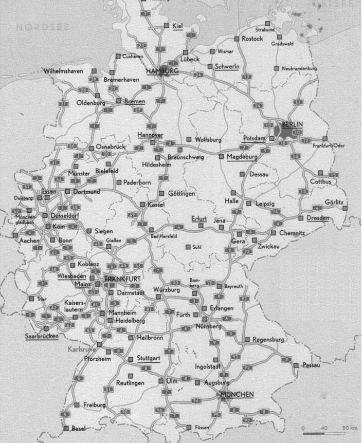 德国-慕尼黑地图