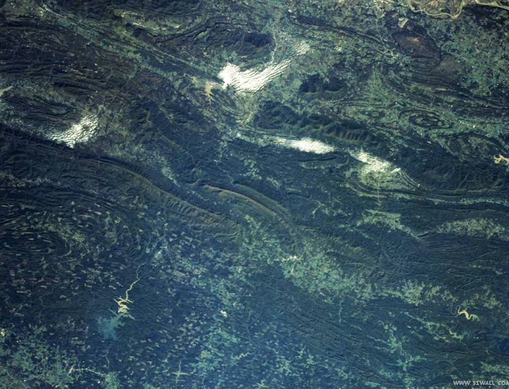 阿肯色州-沃希托山脉卫星影象地图,美国地图高清中文版