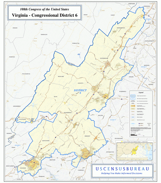 弗吉尼亚地图 (Virginia),美国地图高清中文版