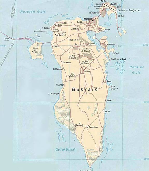 巴林王国地图